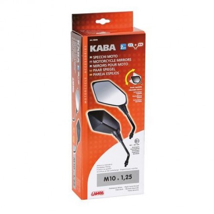 Specchi retrovisori moto (coppia) omologato M10 - Kaba, Lampa
