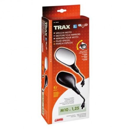 Specchi retrovisori moto (coppia) omologato M10 - Trax, Lampa