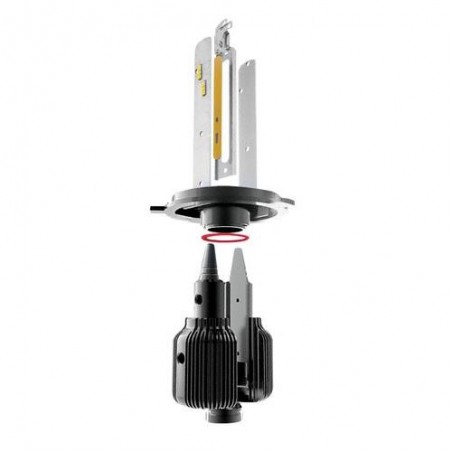 Lampada H4 12 LED 6500° K per conversione fari alogeni 9-32V - (H4) - 20W