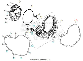 compare product Guarnizione Coperchio Frizione Beta RR 350 390 430 480 4T (2025–2026) - RX 4T (2024-2026) OEM 049010030000