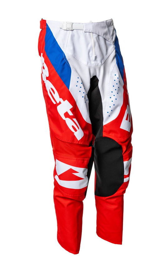Pantaloni Enduro GP Beta rosso/bianco/blu