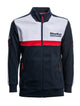 Felpa con zip paddock Team Replica Beta blu/rosso/bianco