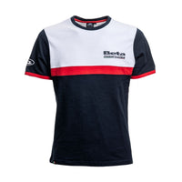 T-shirt Paddock Team Replica Beta Blu / Rosso / Bianco