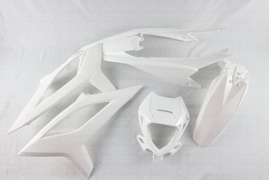Genuine White Plastics Kit Beta RR 50 2T Motard Standard (2021–2026) OEM