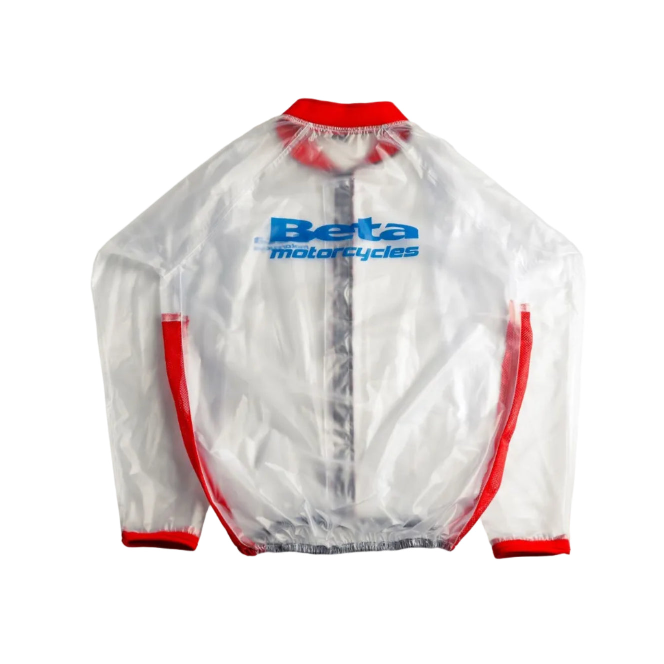 Beta red/blue/white enduro rain jacket