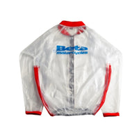 Beta red/blue/white enduro rain jacket