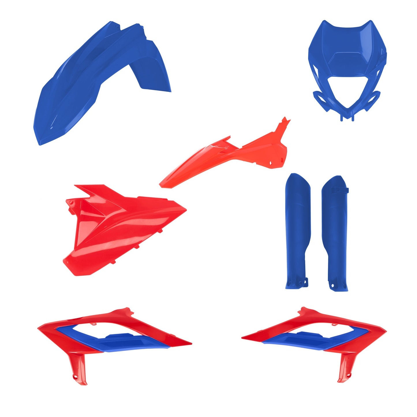 KIT PLASTICHE COMPLETO ROSSO/BLU BETA RR 125/200/250/300 2T 350/390/430/480 4T 2024 ACERBIS