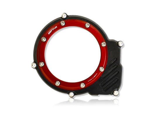 CNC Transparent Ignition Cover AM6 50 BETA - FANTIC - VENT - HM - YAMAHA