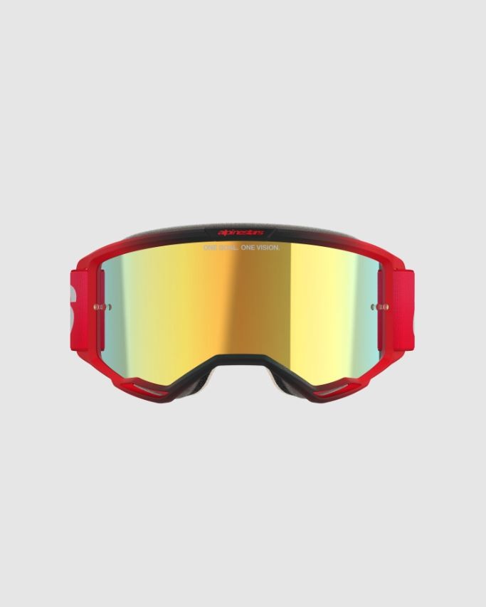Maschera Alpinestars Vision 5 Blaze – Lente Specchiata Oro