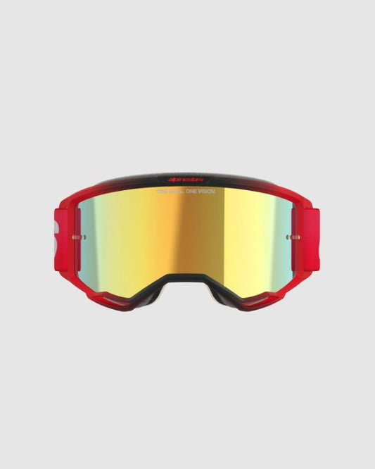 Maschera Alpinestars Vision 5 Blaze – Lente Specchiata Oro