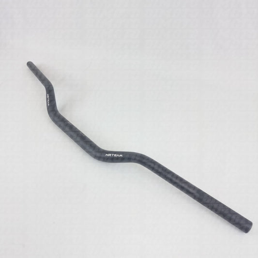 MANUBRIO CROSS/ENDURO 28.6 MM PIEGA BASSA NERO NRTEAM