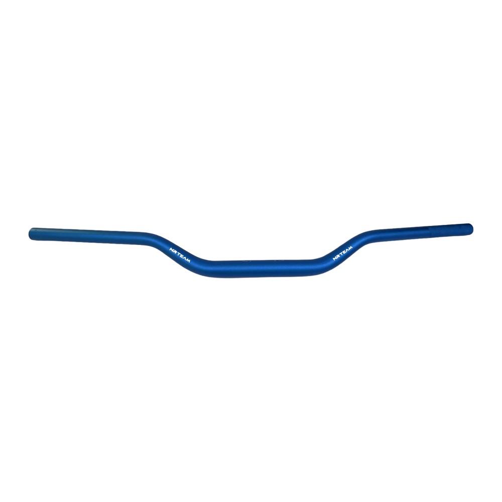MANUBRIO CROSS/ENDURO 28.6 MM PIEGA BASSA BLU NRTEAM