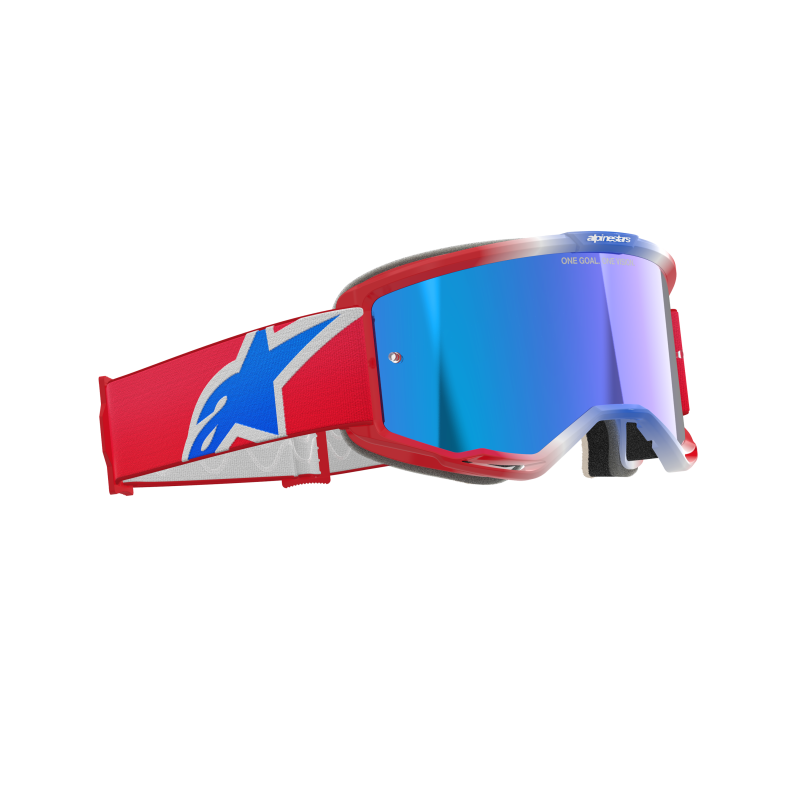 Maschera Alpinestars Vision 5 Corp – Lente Specchiata Blu