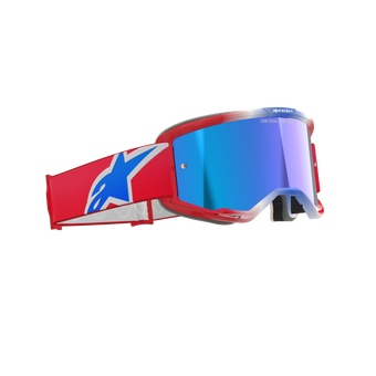 compare product Maschera Alpinestars Vision 5 Corp – Lente Specchiata Blu