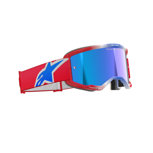 Maschera Alpinestars Vision 5 Corp – Lente Specchiata Blu