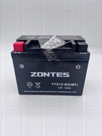 compare product Batteria Zontes ZT 350 D-E (2023-2024) - ZT 368 D-E-G (2025) OEM 1186200-002000