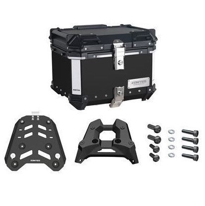 Bauletto 45 Litri Nero Zontes ZT 368 G (2025) con Piastra e Portapacchi OEM P0000000000045