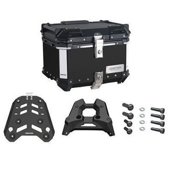 compare product Bauletto 45 Litri Nero Zontes ZT 368 G (2025) con Piastra e Portapacchi OEM P0000000000045