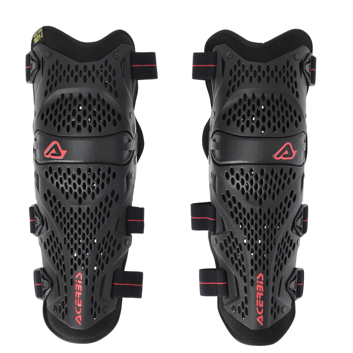 Ginocchiera Impact Pro Acerbis Nero Coppia