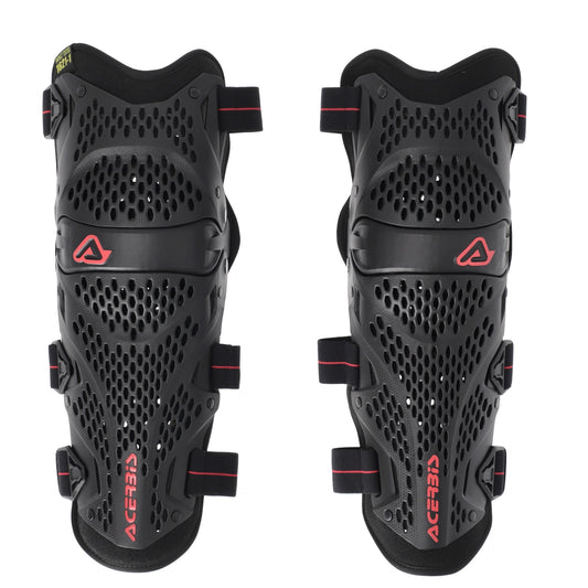 Ginocchiera Impact Pro Acerbis Nero Coppia