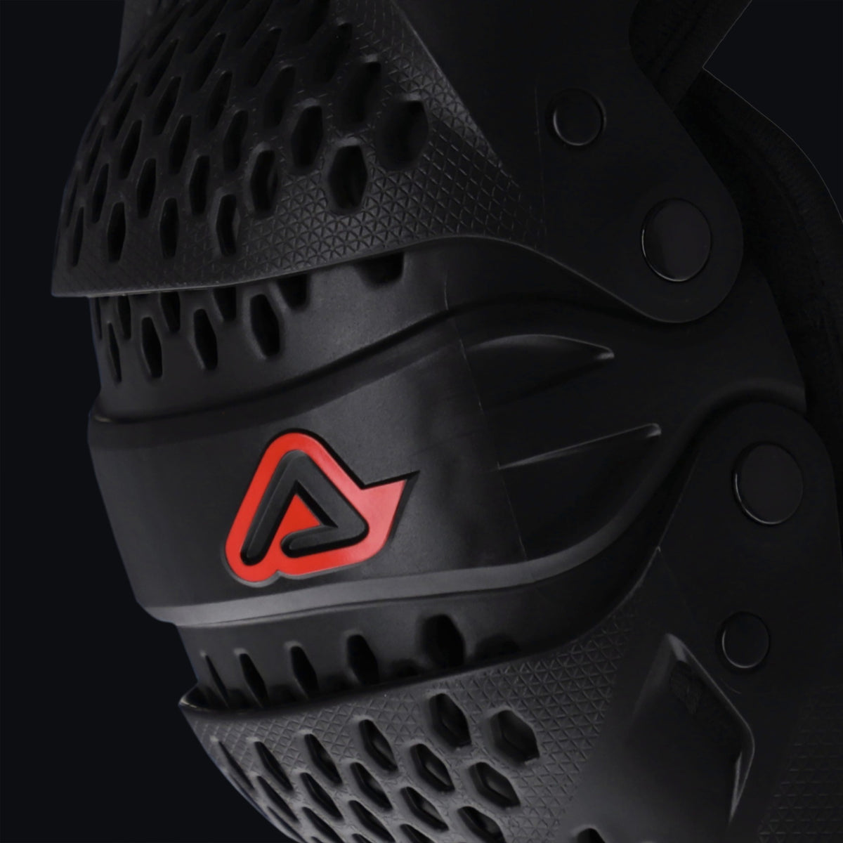 Ginocchiera Impact Pro Acerbis Nero Coppia