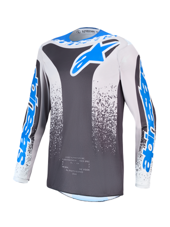 compare product Maglia Cross Alpinestars Fluid Drag Grigio/Azzurro/Bianco