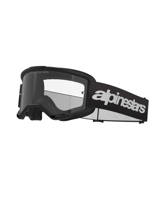 Maschera Alpinestars Vision 3 Wrmk Nero Lente Trasparente