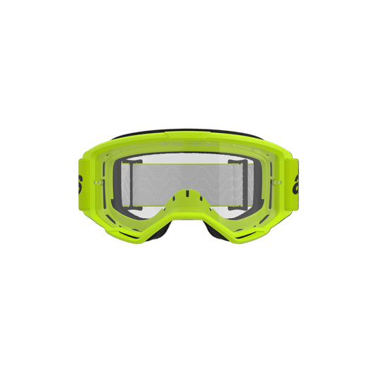 Maschera Alpinestars Vision 3 Wrmk Giallo Lente Trasparente