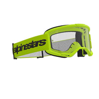 Maschera Alpinestars Vision 3 Wrmk Giallo Lente Trasparente
