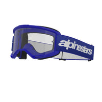 Maschera Alpinestars Vision 3 Wrmk Blu Lente Trasparente
