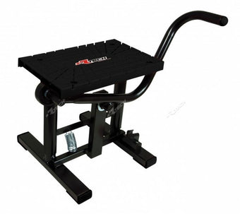 compare product Cavalletto alza moto a leva cross-enduro ripiano tpu nero Racetech