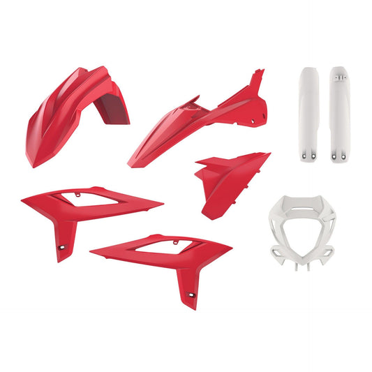 KIT PLASTICHE COMPLETO ROSSO BETA RR 125/200/250/300/350/390/430/480 2020/2022 POLISPORT