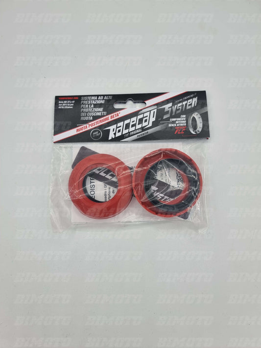 Kit Racecap System salvacuscinetti per ruota posteriore Beta rosso