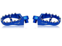 Pedane Maggiorate Ergal CNC Septar Beta RR 2T-4T (2020-2027) Blu