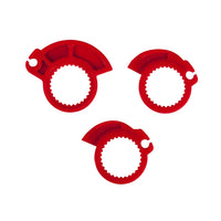 MANOPOLE R20 LOCK-ON HALF WAFFLE NERO BETA RR 125/200/250/300 2T 2013-2025 RR 350/390/430/480 4T 2015-2025