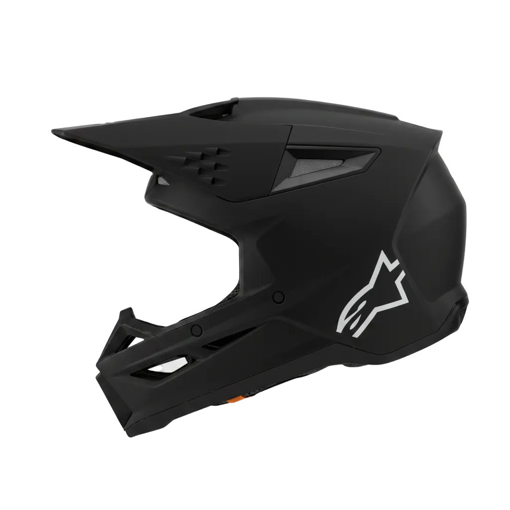 Casco Cross Alpinestars S-M3 Nero Opaco