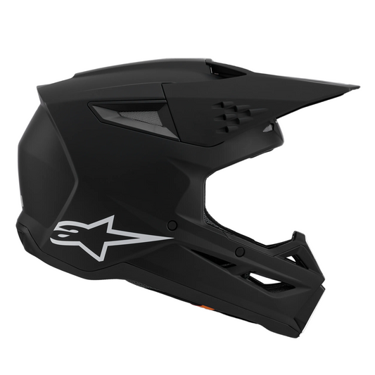 Casco Cross Alpinestars S-M3 Nero Opaco