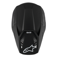 Casco Cross Alpinestars S-M3 Nero Opaco