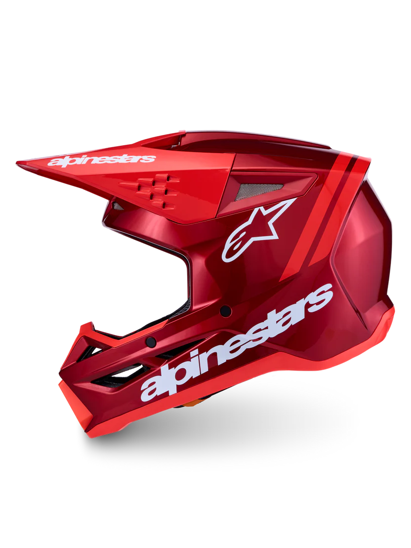 Casco Cross Alpinestars S-M3 Radium Rosso