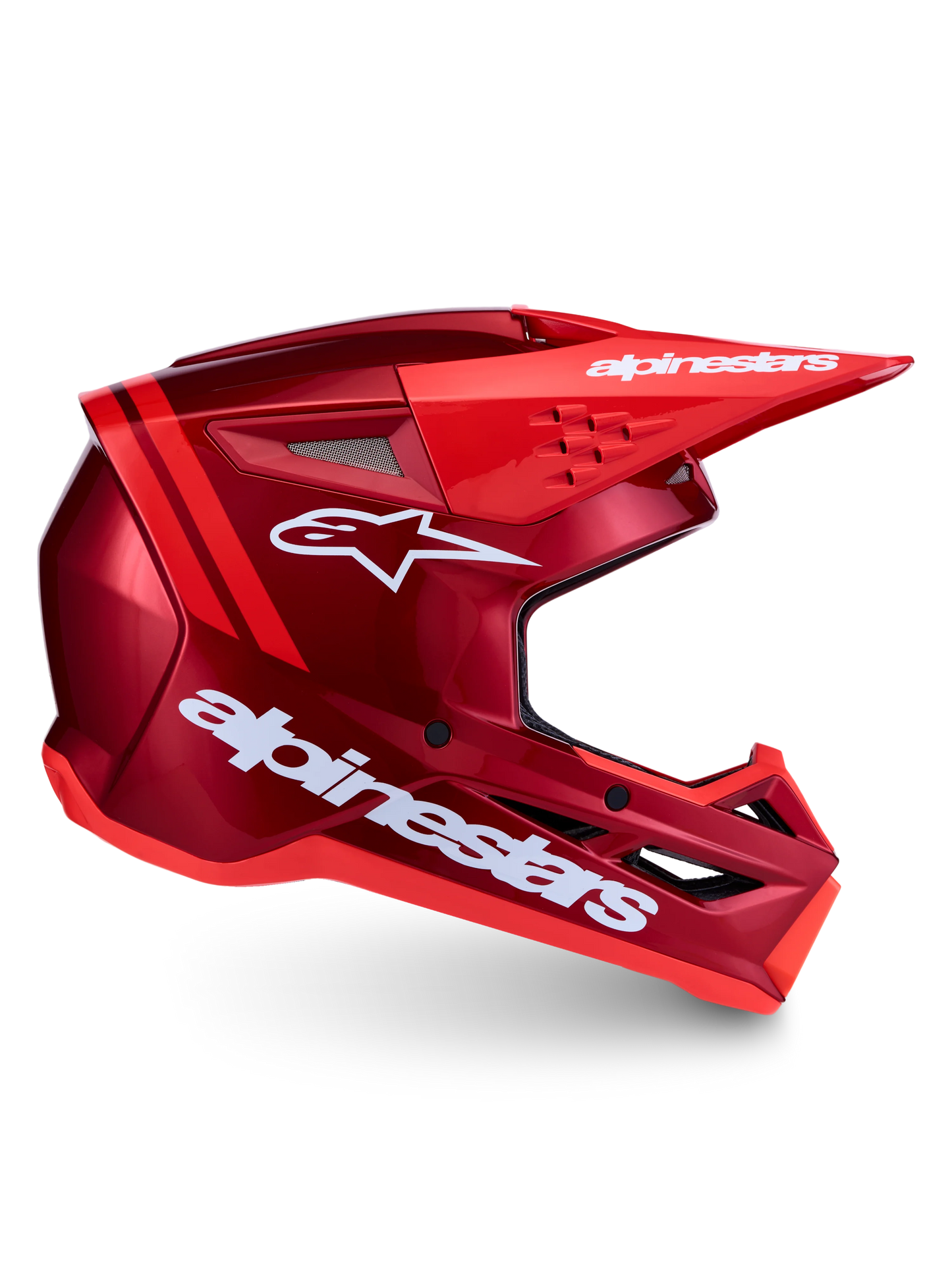 Casco Cross Alpinestars S-M3 Radium Rosso
