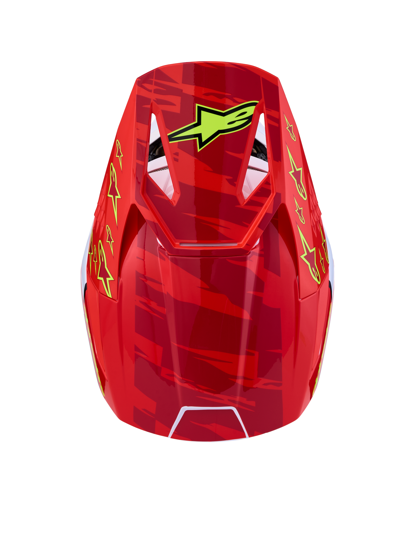 Casco Cross Alpinestars S-M3 Falcon Rosso/Bianco/Blu