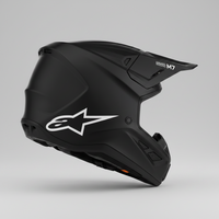 Casco Cross Alpinestars S-M7 Nero Opaco