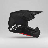 Casco Cross Alpinestars S-M7 Nero Opaco