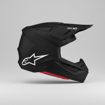compare product Casco Cross Alpinestars S-M7 Nero Opaco