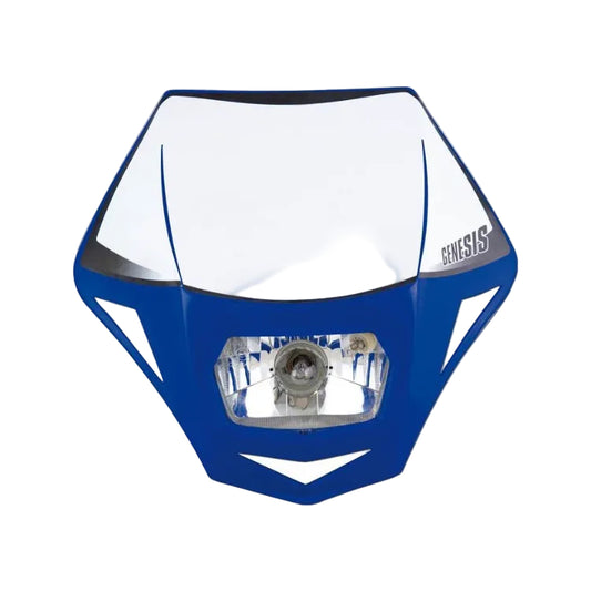 Mascherina completa di faro Racetech Genesis Blu