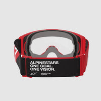 Maschera Alpinestars Vision OTG Rosso per Occhiali da Vista – Lente Trasparente