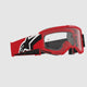 Maschera Alpinestars Vision OTG Rosso per Occhiali da Vista – Lente Trasparente
