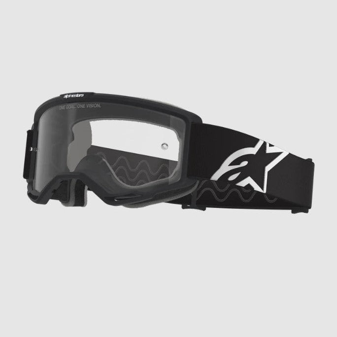 Maschera Alpinestars Vision OTG Nero per Occhiali da Vista – Lente Trasparente