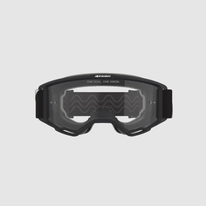 Maschera Alpinestars Vision OTG Nero per Occhiali da Vista – Lente Trasparente