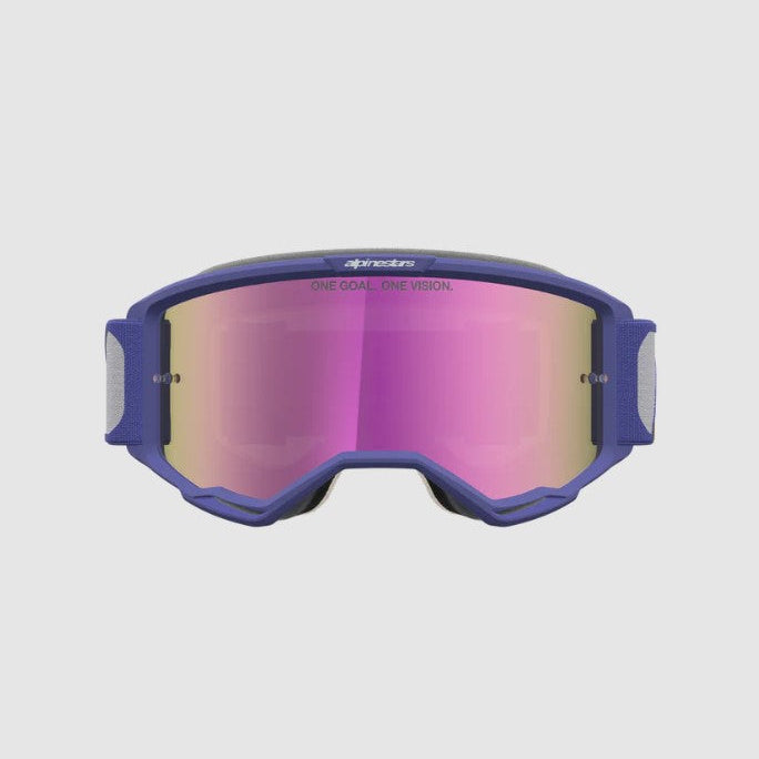 Maschera Alpinestars Vision 5 Drag – Lente Specchiata Rosa